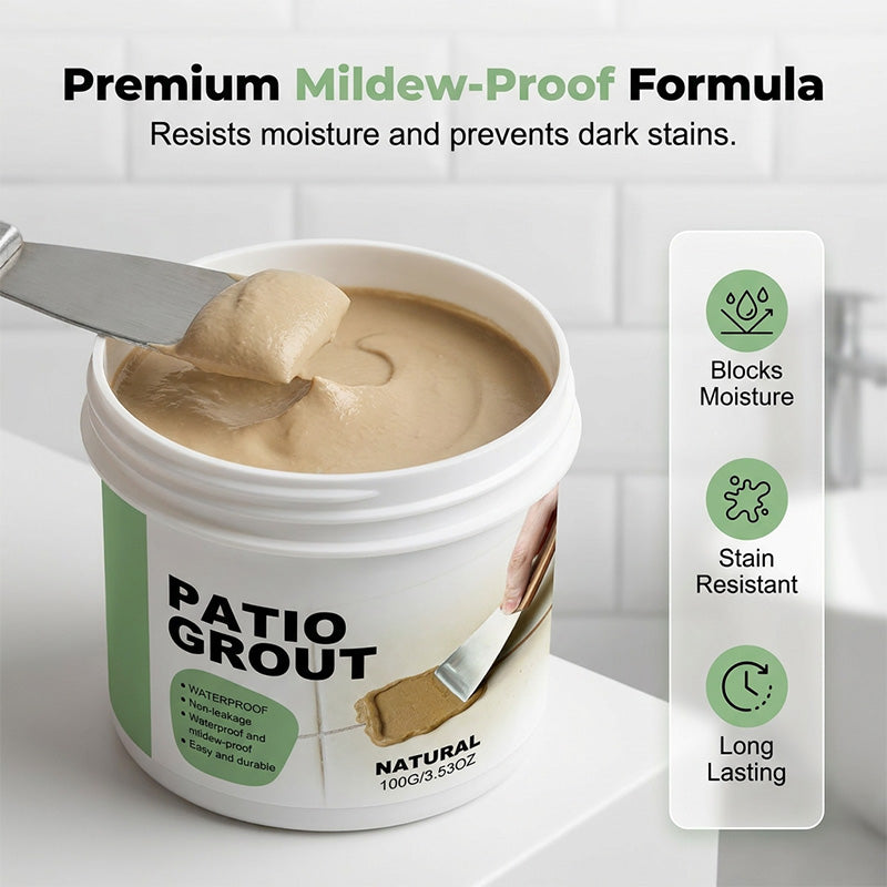 π LIMITED-TIME 50% OFF! β¨ Waterproof Tile Grout Filler β Mildew-Proof, Easy DIY, Multi-Surface π οΈ