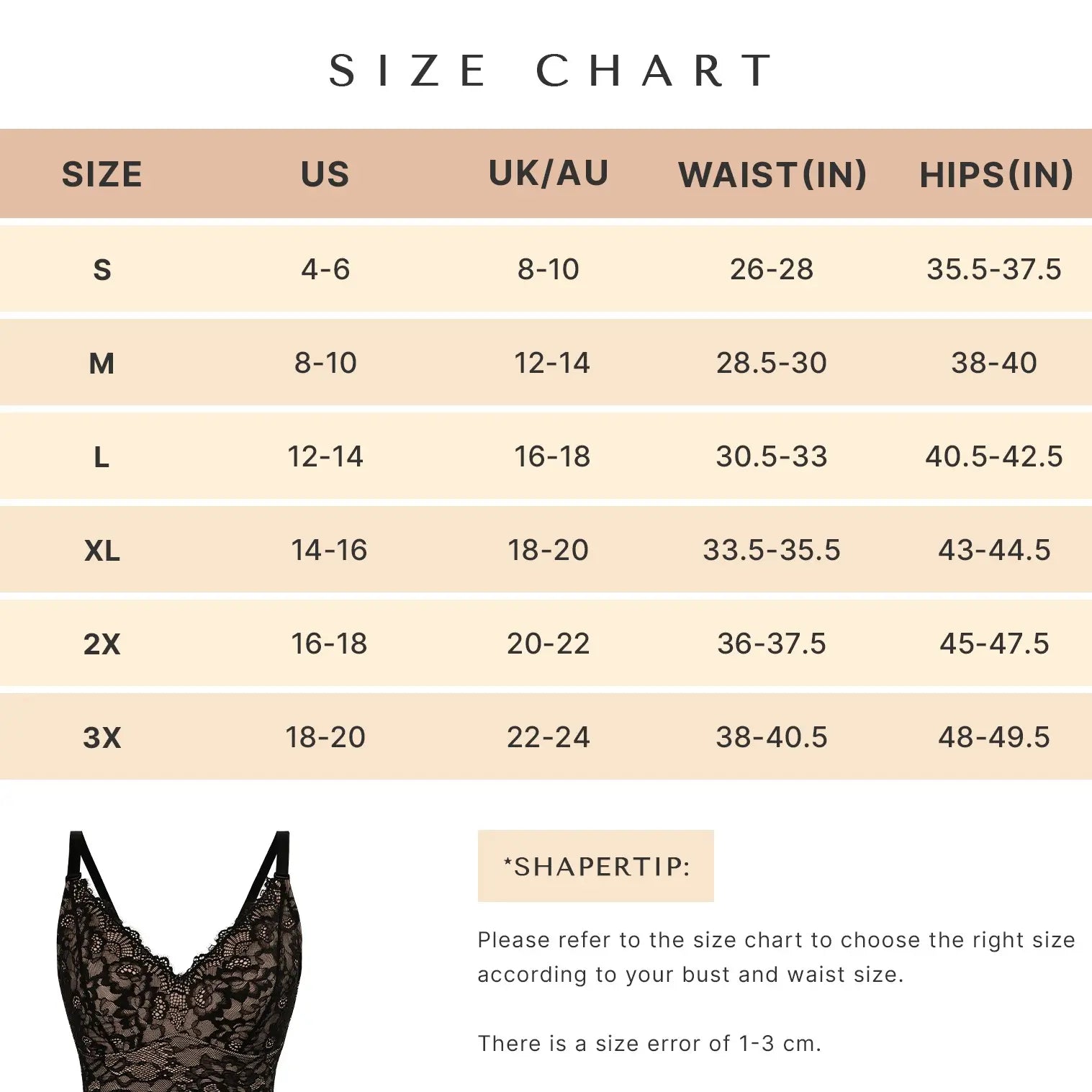 Lace Smooth Full Body Shapewear for Women