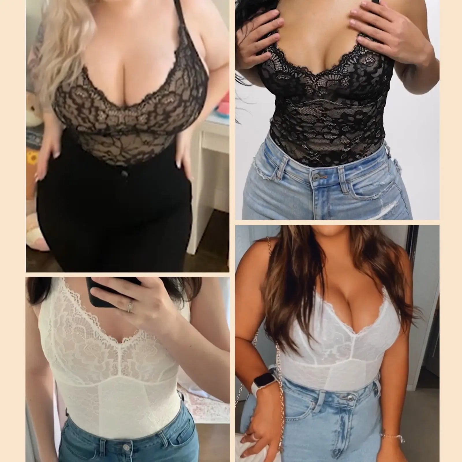 Lace Smooth Full Body Shapewear for Women