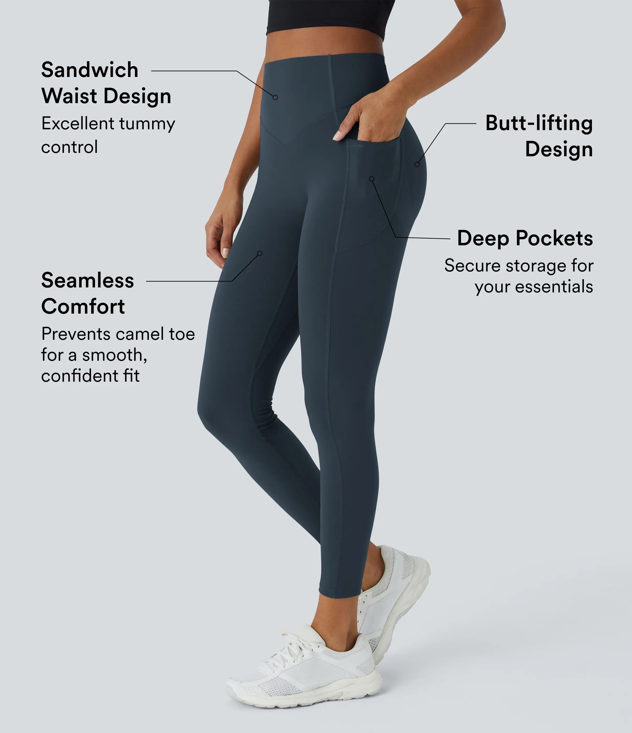 Halara UltraSculpt High Waisted Butt Lifting Leggings
